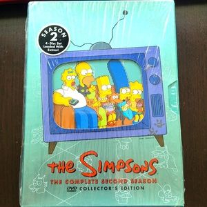 The Simpsons Complete Second Season DVD Collectors Edition 4 Disc's new